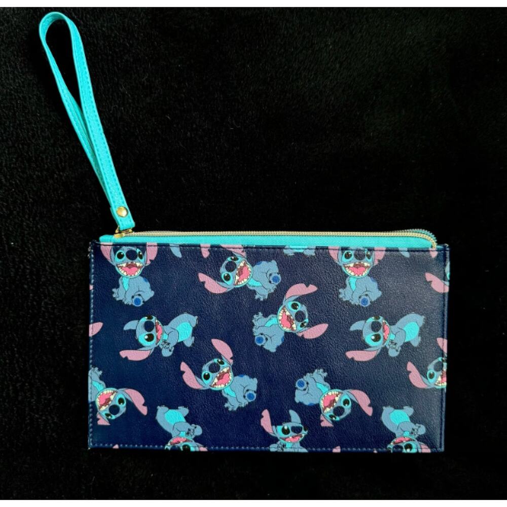 Disney Lilo & Stitch Stitch Cartoon Wristlet/Clutch New